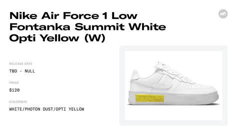 Nike Air Force 1 Low Fontanka Summit White Opti Yellow W DA7024 101