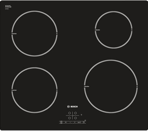 Buy Bosch Pie B E Electric Induction Hob Black Free Delivery