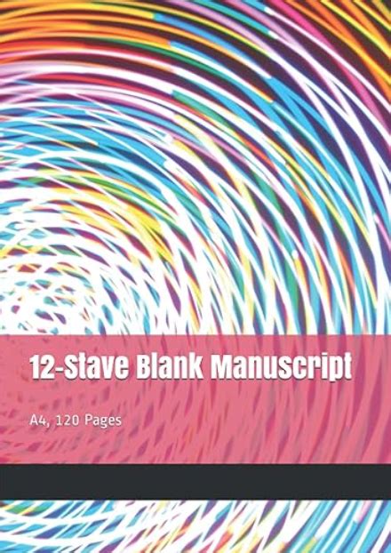 12 Stave Blank Manuscript Emma Diva