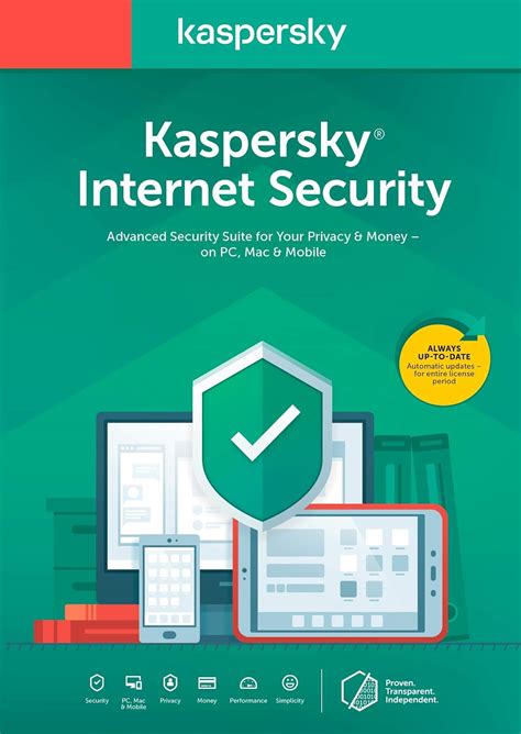 Kaspersky Internet Security 2018 1 dispositivo 1 año Código de tecla