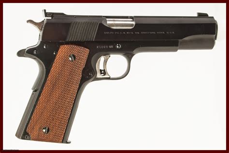 COLT 1911 GOLD CUP NATIONAL MATCH 45ACP USED GUN INV 213618