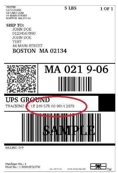 Ups Account Number On Return Label Shipping Labels Printing Print