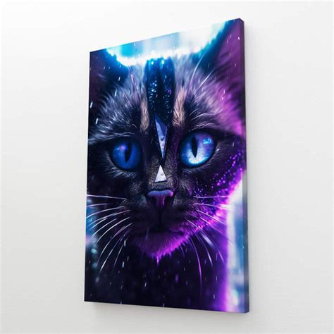 Purple Cat Art | MusaArtGallery™