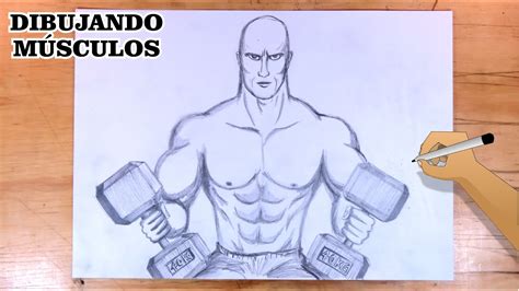 C Mo Dibujar Un Cuerpo Musculoso En Entrenamiento Youtube