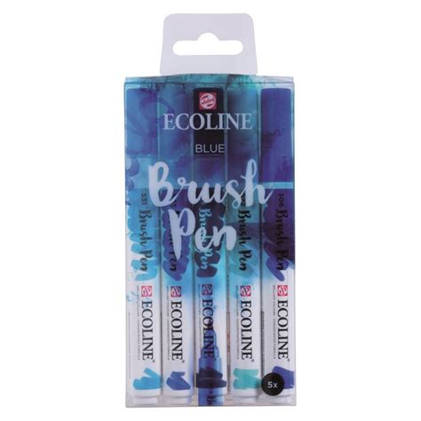 Talens Ecoline Brush Pen Set Van Blauw Be Creative Shop