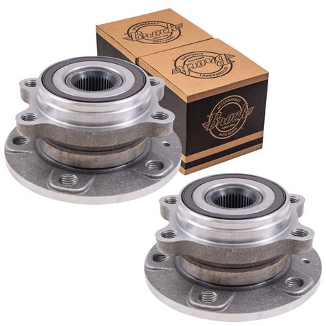 Amazon Brock Replacement Pair Set Front Wheel Hub Bearing