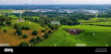 Aerial Photo Of Tandle Hill Country Park In Royton Oldham Manchester