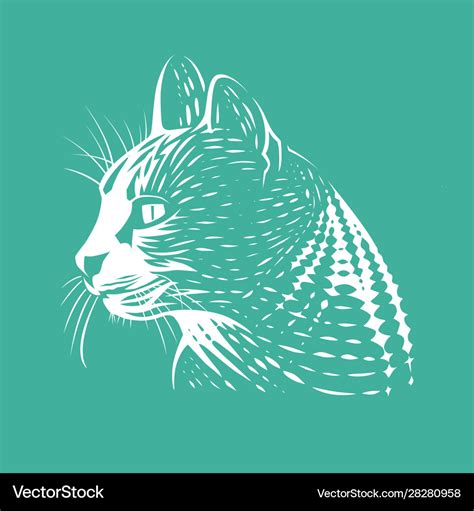 Cat Royalty Free Vector Image Vectorstock