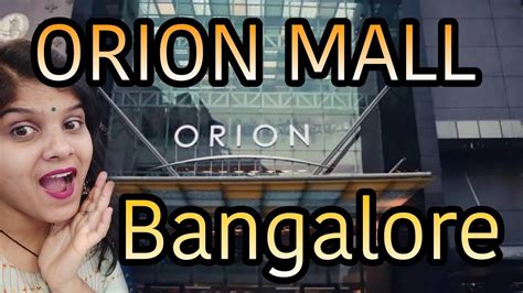 Orion Mall Bangalore Famous Mall In Bangalore YouTube