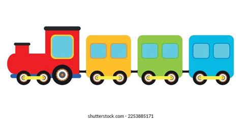 Cute Toy Train Passenger Transportation Icon Stock Vector (Royalty Free) 2253885171 | Shutterstock