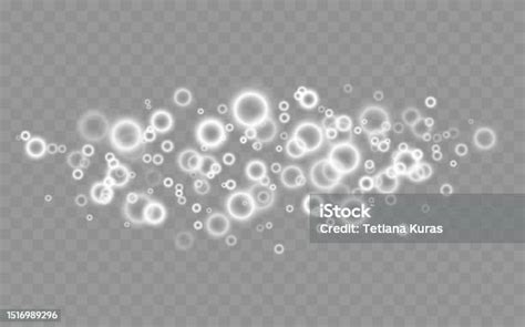 Glowing Light White Twirl Circle Background Of Shining Dust Spotlight Starlight Spark