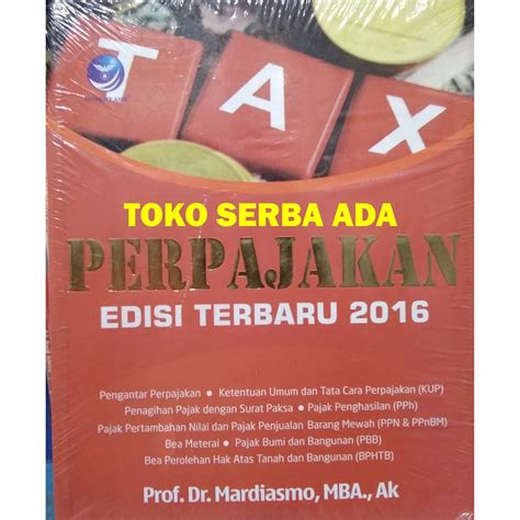 Jual Perpajakan Edisi Terbaru Mardiasmo Andi Offset Buku Original