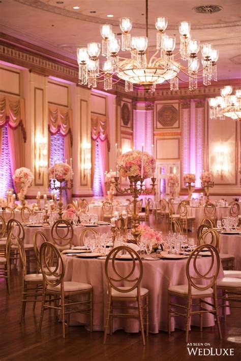 Royal Wedding Vibes Achieved With Regal Pink And Gold Design Quince