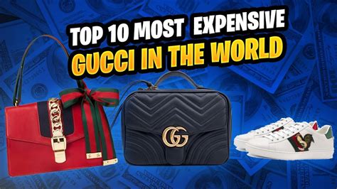 Top 10 Most Expensive Gucci Products In The World Youtube