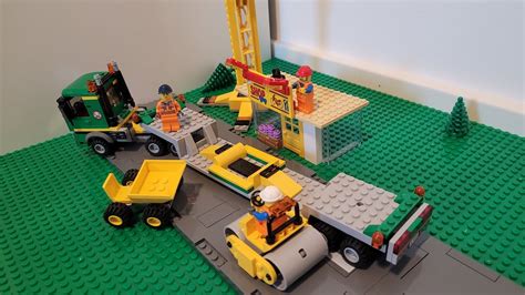 Lego Baustelle Stra Enbau Und Fahrradladen Youtube