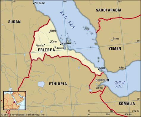 Eritrea - Red Sea, Horn of Africa, Conflict | Britannica