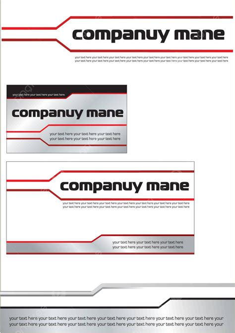 Vector Steel Business Stationery Set 11 Note Frame Diagram Vector, Note, Frame, Diagram PNG and ...