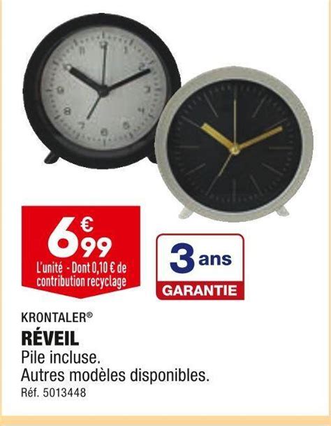 Promo Krontaler réveil chez ALDI