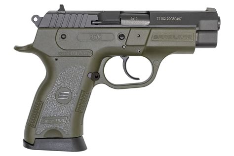 Shop Sar Usa B6c Compact 9mm Pistol With Od Green Frame For Sale Online Vance Outdoors