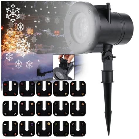 15 Switchable Patterns Christmas Projector Light Christmas Holiday ...