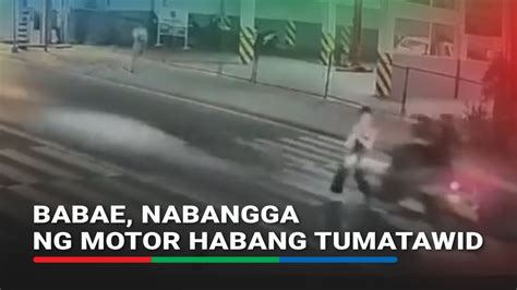 Babae Nabangga Ng Motor Habang Tumatawid ABS CBN News YouTube