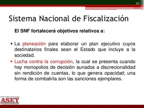 Implementación De Un Sistema Nacional De Fiscalización México