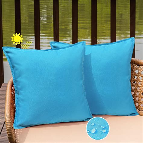 Amazon WOKANI Outdoor Waterproof Pillow Covers 18x18 Set Of 2