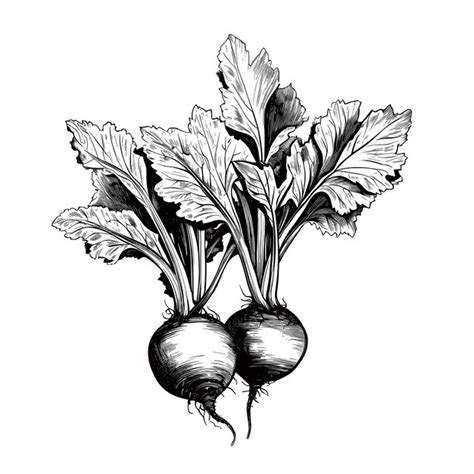 Premium Vector Hand Drawn Sketch Beetroot Illustration