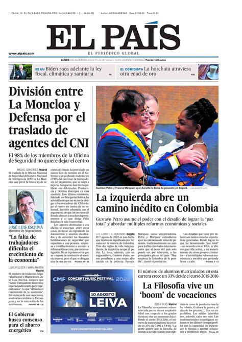 Las Portadas De Los Periódicos Del Miércoles 10 De Agosto