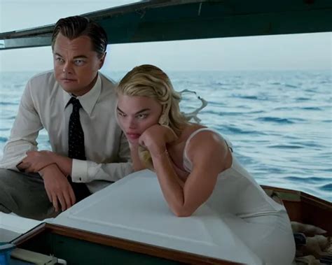 KREA Leonardo Dicaprio As The Wolf Of Wall Street Next To Margot