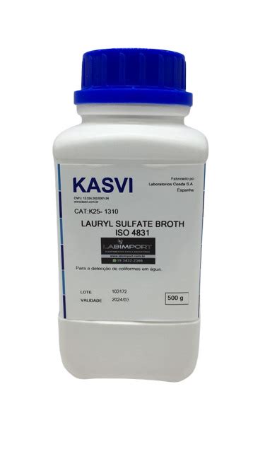 Caldo Lauril Sulfato Triptose Ltb G Kasvi