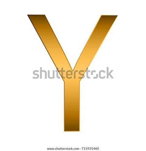 Alphabet Letter Letter Y Gold Alphabet Stock Vector Royalty Free 715935460 Shutterstock