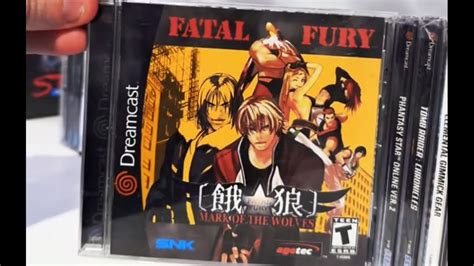 Sega Dreamcast Fatal Fury Mark Of The Wolves Fighting Retrogaming