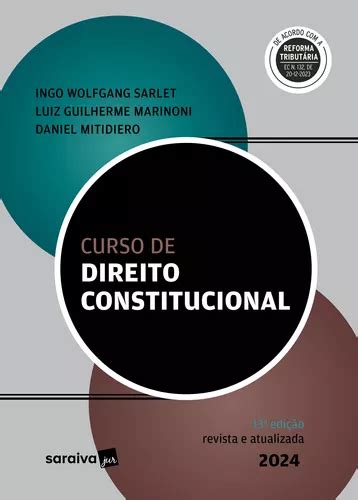 Livro Curso De Direito Constitucional 13ª Edição 2024 Frete grátis