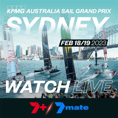 Sailgp Sydney Announces Free To Air Partnership With Seven