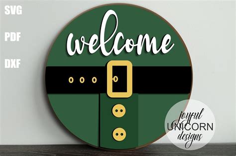 St Patricks Day Welcome Sign Svg File Graphic By Joyfulunicorn