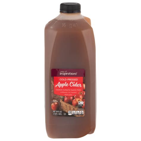 Taste Of Inspirations 100 Juice Apple Cider Cold Pressed 64 Fl Oz Delivery Or Pickup Near