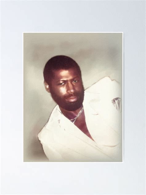 Teddy Pendergrass Music Legend Poster By Hollywoodize Redbubble