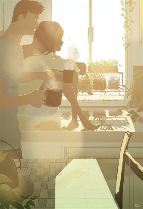 Pascal Campion Love Illustration Cute Couple Art