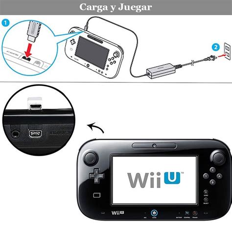 Cargador Para Gamepad De Nintendo Wii U Gamepad RAC STORE