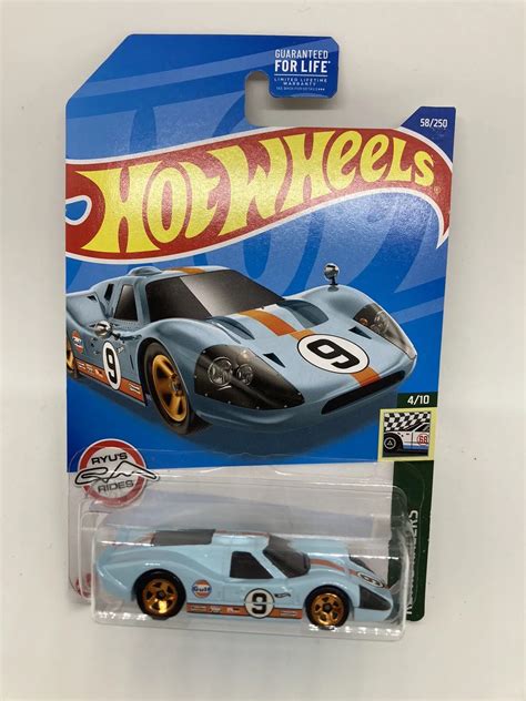 Mavin Hot Wheels Ford Gt Mk Iv Blue Gulf Livery