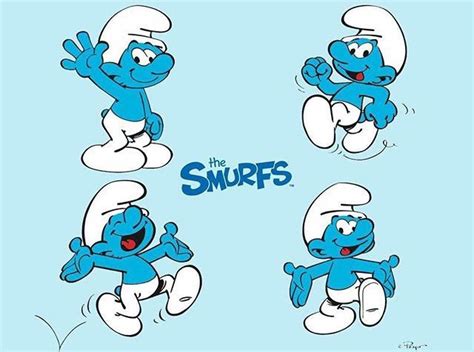 Pin By Rachel Boden On Smurfs Smurfs Drawing For Kids Cartoon