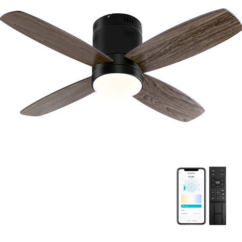 Ohniyou Ceiling Fan With Lights 38 Small Low Profile Ceiling Fans