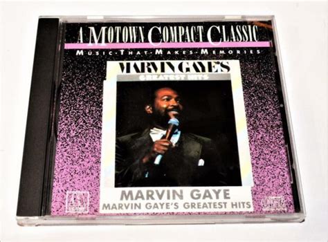 Marvin Gaye S Greatest Hits 1987 Motown 99005 Randb Soul Cd Ex Ebay