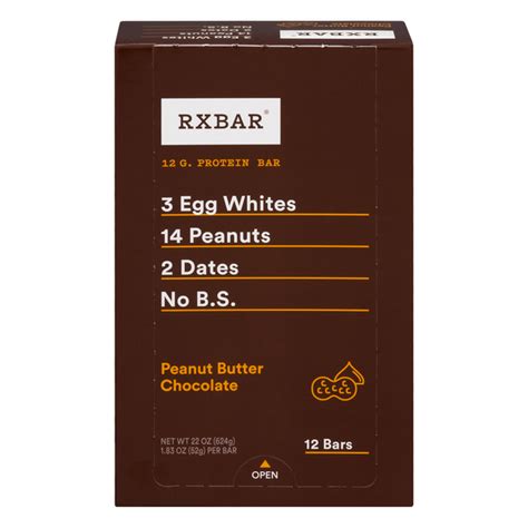 Save On RXBAR Protein Bar Peanut Butter Chocolate 12 Ct Order Online