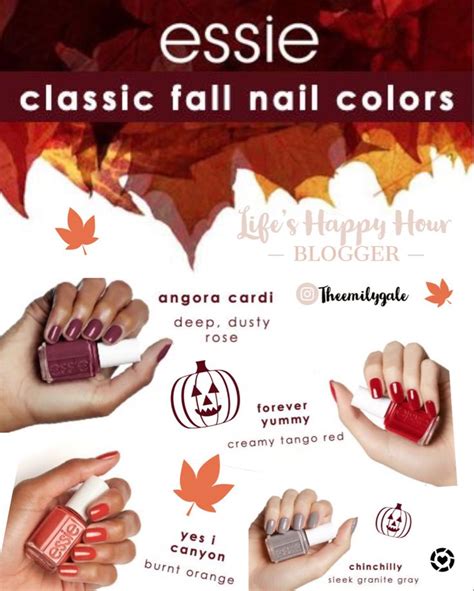 Essie Fall Nail Colors Embrace The Season With Gorgeous Shades