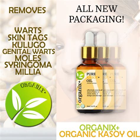 Organix Pure Authentic Organic Kasoy Oil Warts Skin Tags Skin Growth