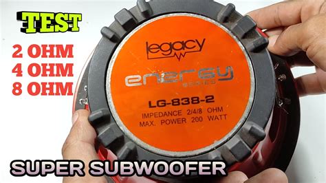 Test Dan Cara Pasang Speaker Subwoofer Legacy Double Coil Lg