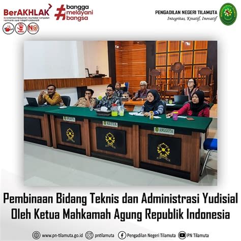 Pembinaan Bidang Teknis Dan Administrasi Yudisial Oleh Kma Ri