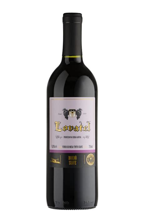 Vinho Tinto De Mesa Suave Bord Ml Vin Cola Lovatel